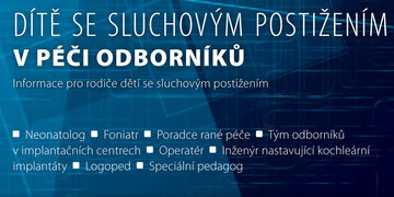 Vydali jsme novou publikaci – Dítě se sluchovým postižením v péči odborníků