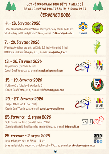 letní programy 2026