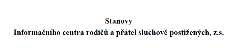 Stanovy ICRPSP